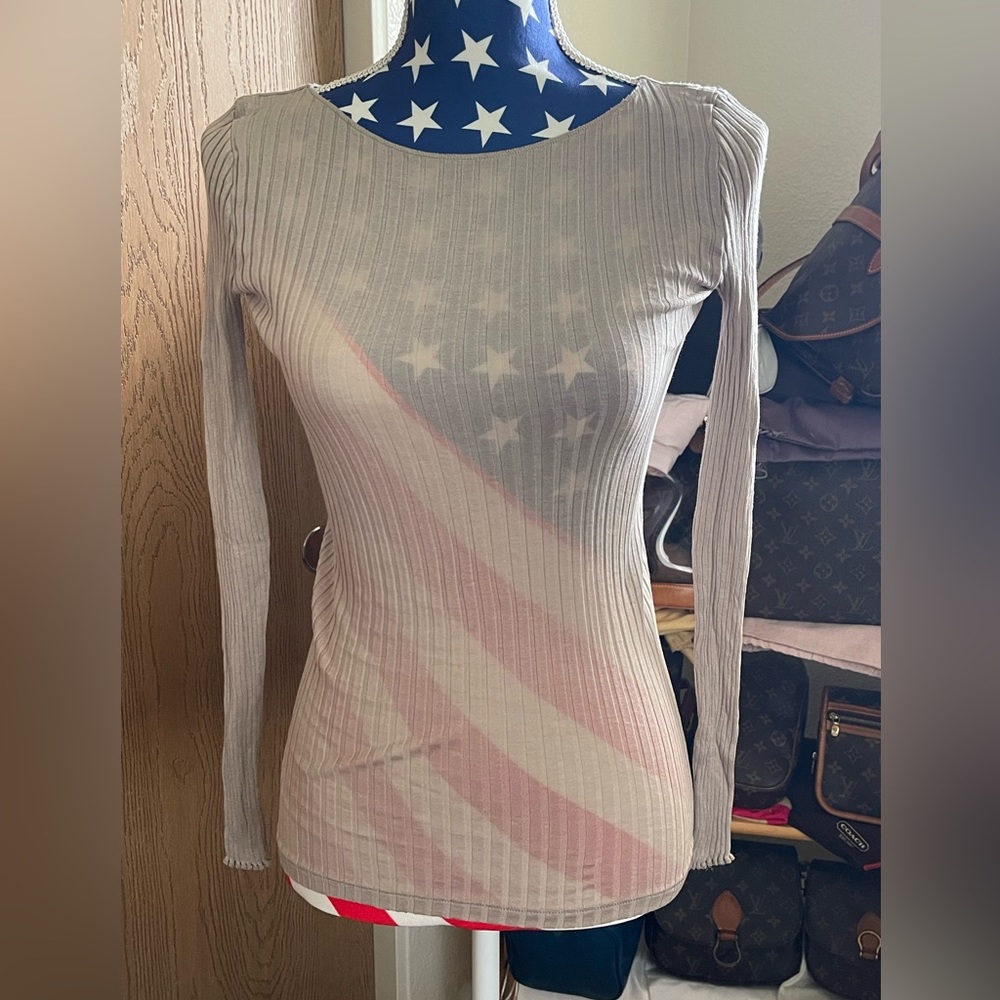 Intimissi Beige Stretch Top